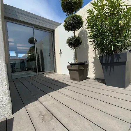 아파트 Le Rooftop Tropezien 쎙뜨호뻬