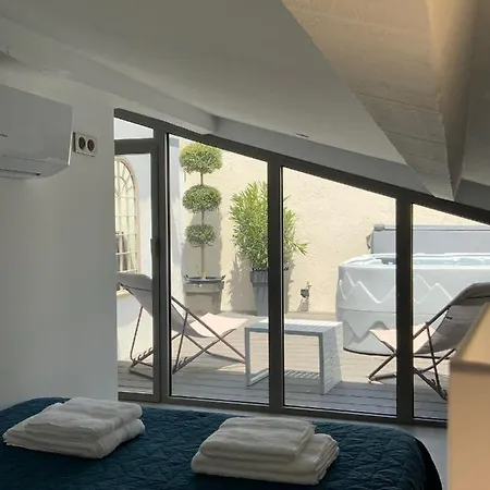 アパート Le Rooftop Tropezien *